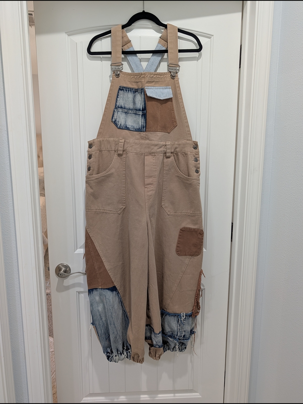 Patchwork Overalls
